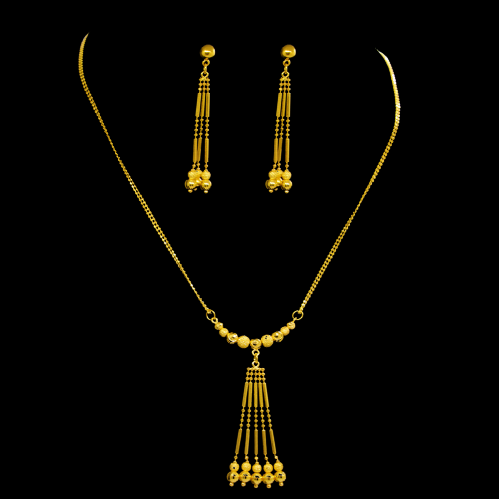 22K Gold Necklace Set